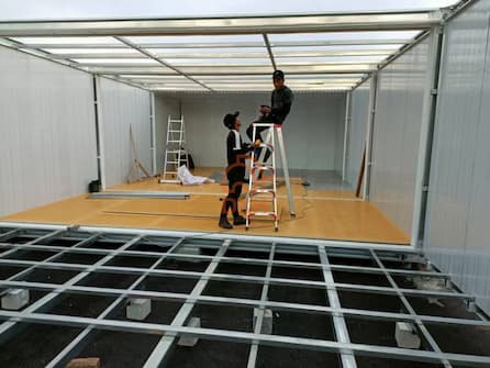 How to install a modular detachable container house?